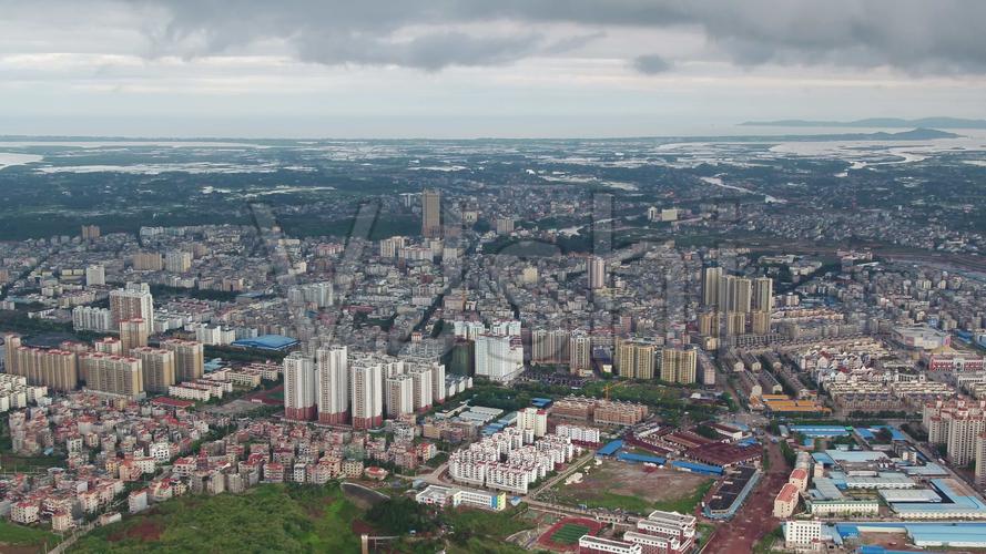 东兴市城市大景