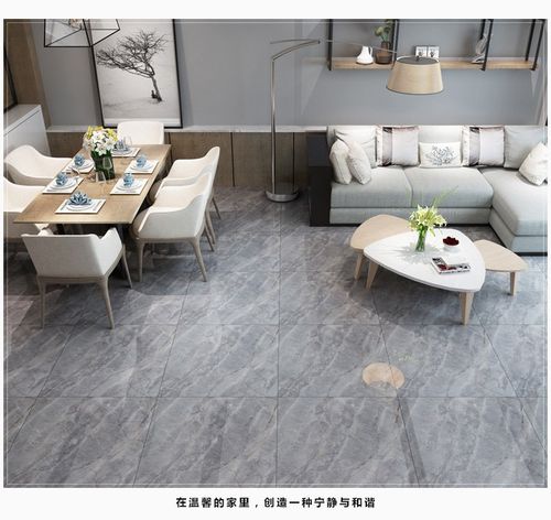 顺辉瓷砖 仿大理石客厅地砖800x800全抛釉灰色卫生间墙砖 罗马灰效果
