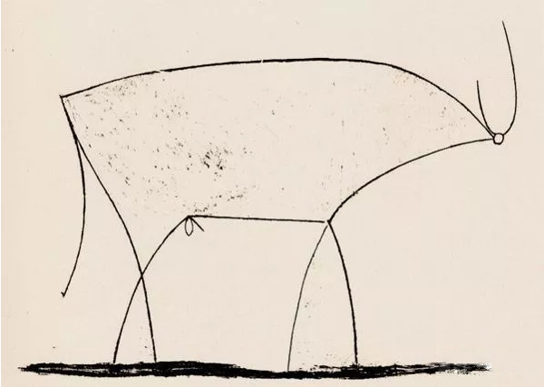 毕加索的公牛们:毕加索的牛赏析-聚好画