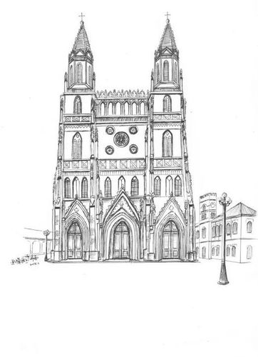 济南美女用钢笔画出了童年记忆!