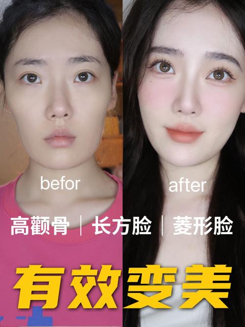 高颧骨|菱形脸|方脸必看!有效营造氛围感_颧骨_菱形脸