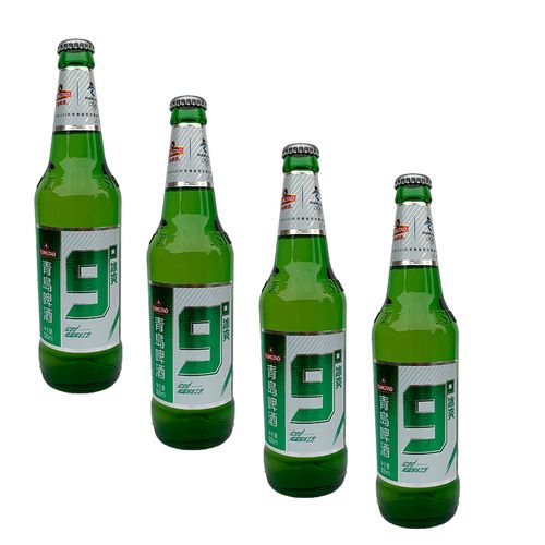 啤酒9度青岛啤酒陕西特产西安九度冰爽500ml12瓶啤酒