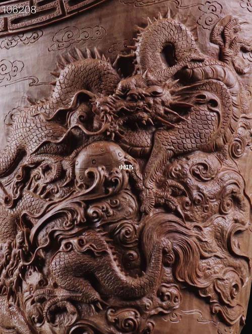 双龙戏珠_檀香_木雕_兴趣爱好_兴趣爱好其他