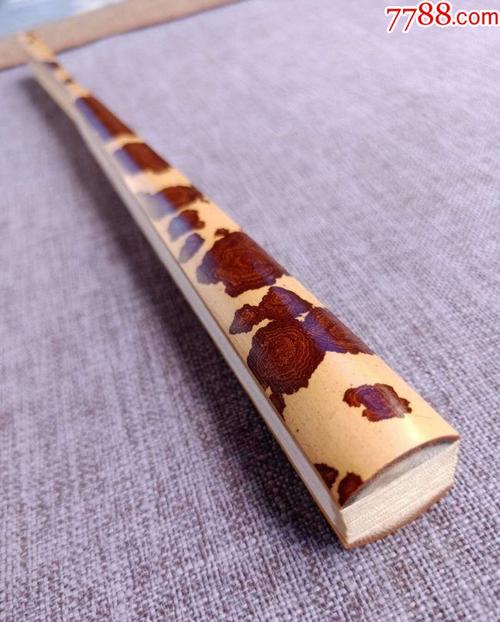 极品越南红湘妃竹折扇