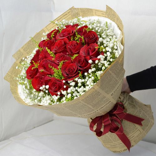 21朵玫瑰象徵—— 真诚的爱!      22朵玫瑰象徵—— 祝你好运!