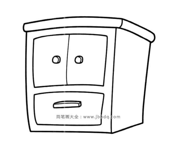 简单的小柜子简笔画图片