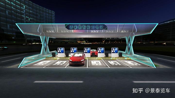 特来电智能充电站效果图