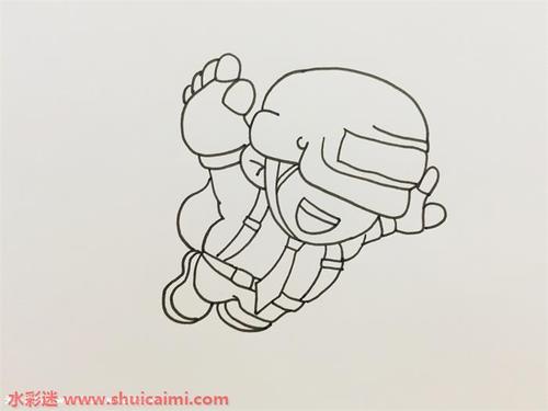 吃鸡怎么画吃鸡简笔画图片大全