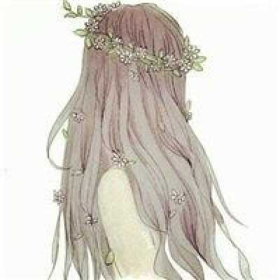 古风背影头像女生