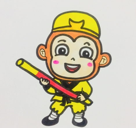 q版孙悟空怎么画_q版孙悟空简笔画画法步骤教程