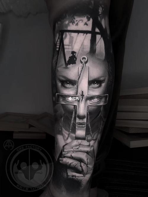 暗黑写实纹身_纹身_我的纹身分享_美妆_彩妆