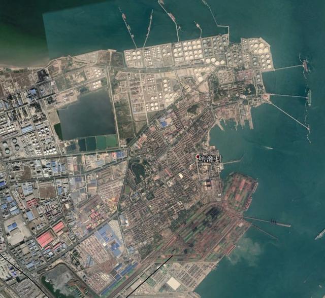 上个世纪70年代卫星图上的黄岛黄岛的情况在1928年编纂《胶澳志》中