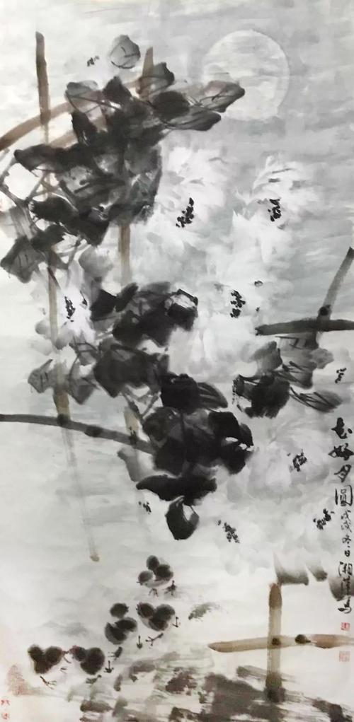 诗情画意|"花朝节"吟百花诗词书画网络展_王家振