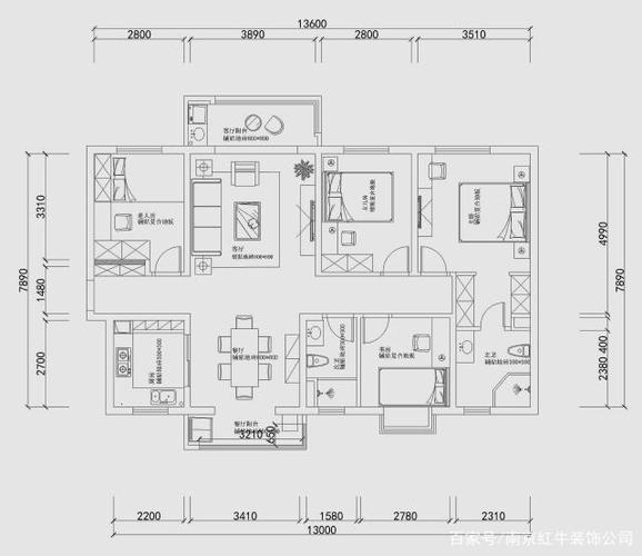 他家142㎡大户型装修现代风格,三代人的卧室太赞,学者