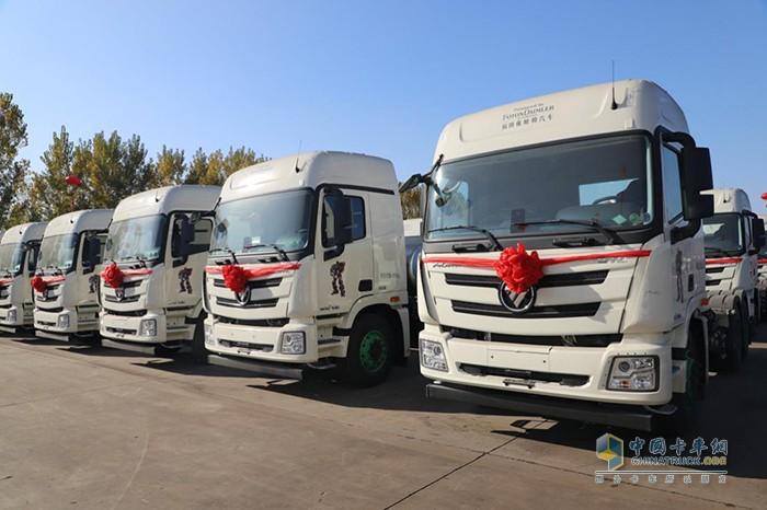 这才是真正的"双十一"尾款人,出手就是160台欧曼lng重卡!