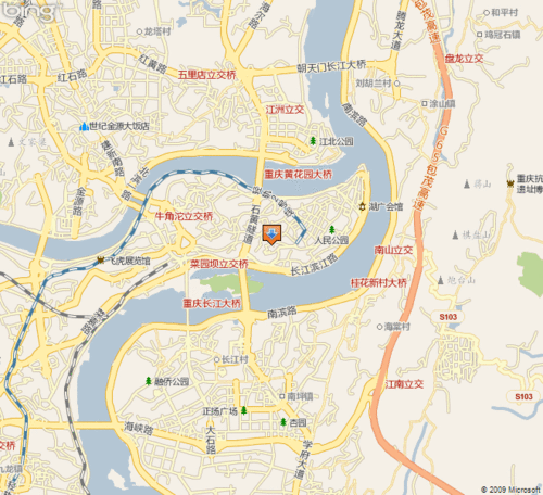 重庆市渝中区地图