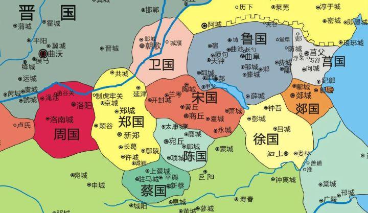 春秋战国时期的国家规模大概等同于如今的多少?