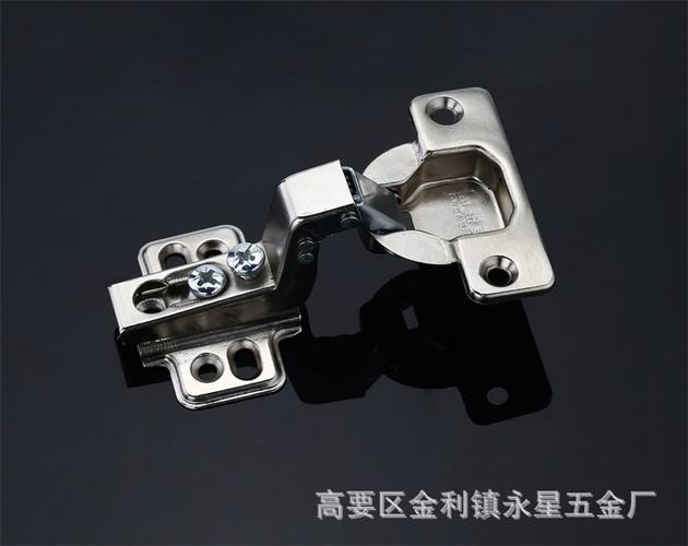 厂家直销 橱柜烟斗合页 一段力40克镀镍大弯铰链 隐形铰链