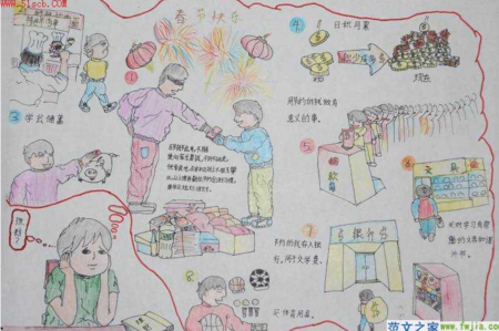 小小理财家简笔画