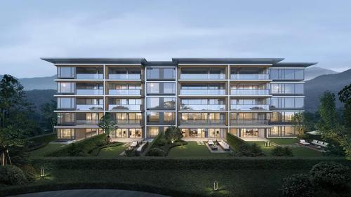 大华春山明月forest villa森之墅洋房组团:春山椿树效果图