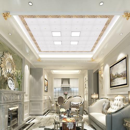 集成吊顶铝扣板厨房客厅卫生间厨卫室内包安装天花板全套配件材料