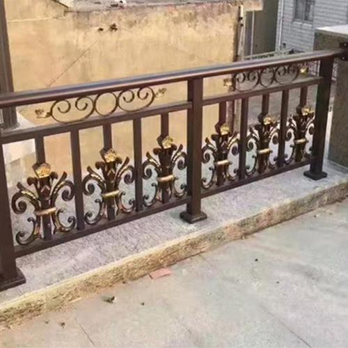 购客庭院围栏铝合金楼梯扶铝艺阳台护栏别墅围墙手栏杆室外防护栏栅栏