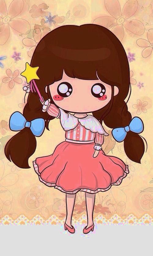 q版人物卡通图片之小清新q版动漫女生美图