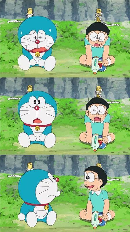 壁纸0722118期:iphone哆啦a梦三连图高清壁纸图片大全