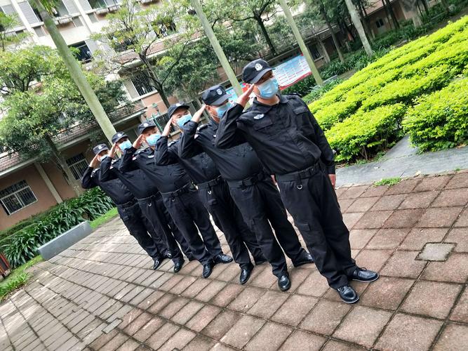 南山区保安公司驻观澜湖宿舍,保安奋战在抗击疫情第一线