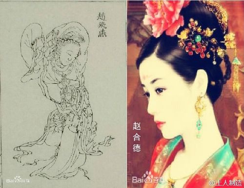 赵飞燕,赵合德画像
