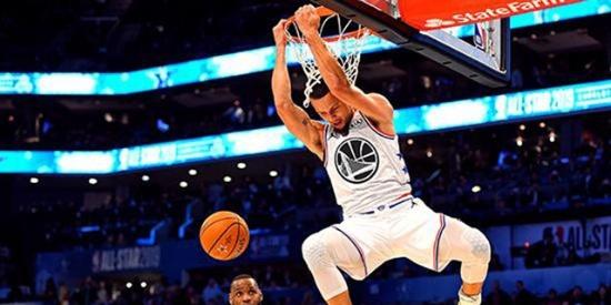 库里扣篮简笔画