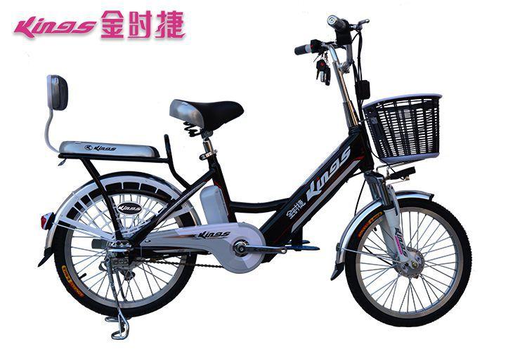 金时捷锂电车20寸大羚羊轻便舒适高碳钢连体车架锂电池电动自行车