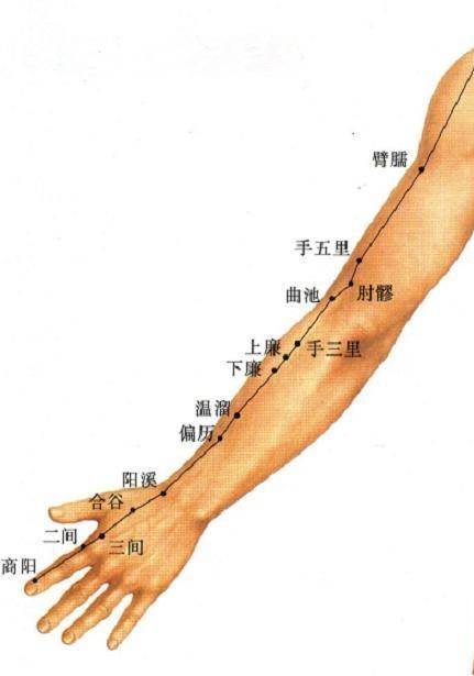 大肠经全名手阳明大肠经,手臂上阳气最盛的一条经络,邪热必刮经络.