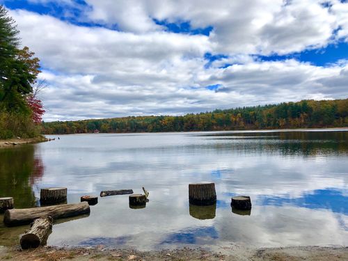 深秋再访瓦尔登湖,终于找到梭罗的新小木屋