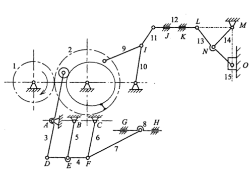 试绘出其机构运动简图(各尺寸由