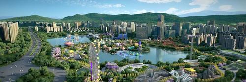 >> 02 雨母山城市度假区 毗邻雨母山核心景区,湖南华侨城充分挖掘区域