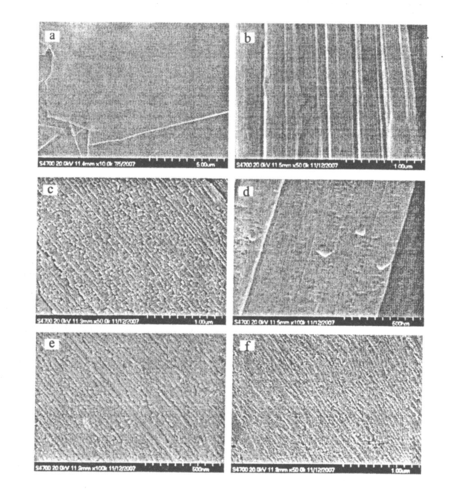 转化成结构规整,石墨化度较高的高导热炭材料(如图2b所示)