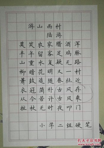 书写大赛作品硬笔书法潘墩中心小学黄晗11岁书发现未来的书画大师少年