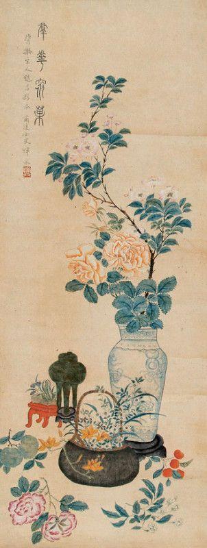 白描花卉-花瓣网|陪你做生活的设计师 | 名家画花瓶【23p】