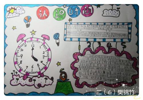 "时间"系列三:手抄报