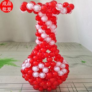 手工串珠花瓶成品图片