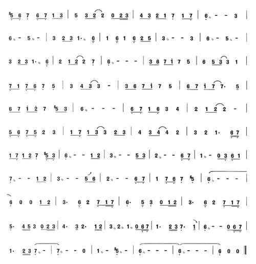 琵琶乐谱《相思琵琶语》-器乐谱-丝竹知音_民族乐器