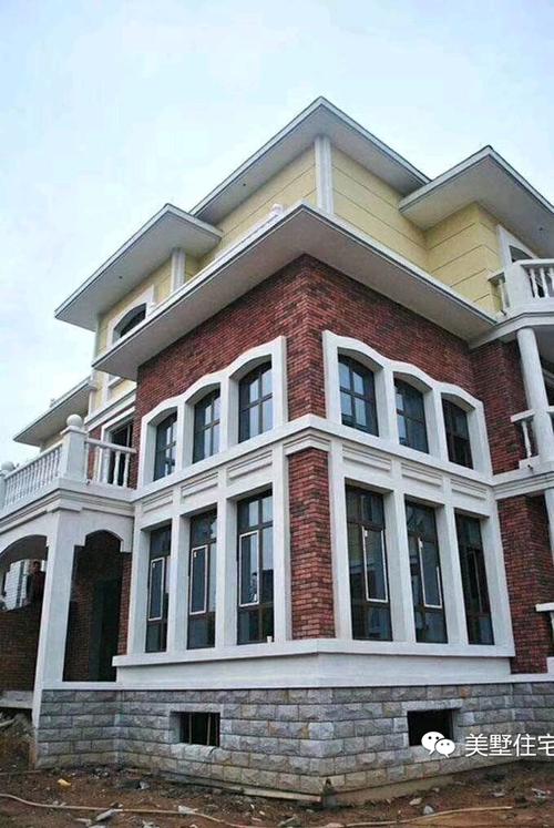 实拍7栋农村别墅,当别墅外墙遇上文化石,谁看了都会心动!