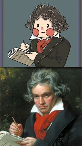 世界名画系列创意抱枕《贝多芬画像》_抱枕_家居家装