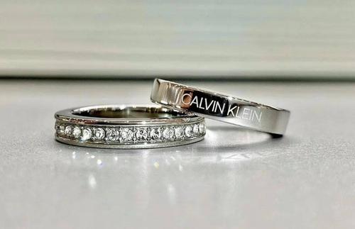 calvinkleinwatch经典中性戒指情侣之间最好的礼物