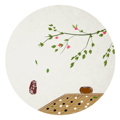 有约不来过夜半,闲敲棋子落灯花.