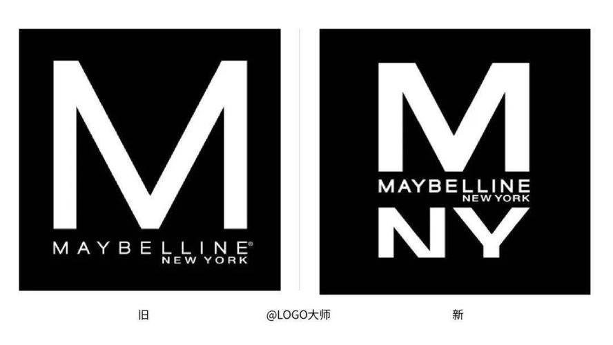 maybelline美宝莲换新logo!
