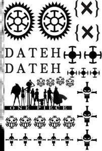 one piece图案创意cos持久标志海贼王纹身贴艾斯防水手臂新款手