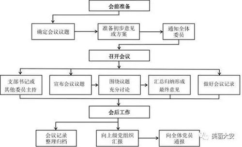 支部委员会会议流程图