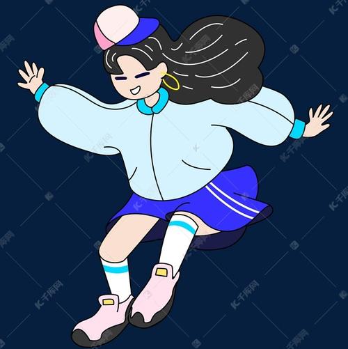 嘻哈卡通女孩